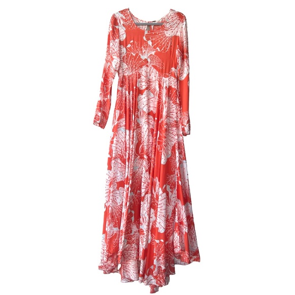 free people orange floral maxi dress Free People Women's Wisteria Maxi Dress, Pop Combo, Orange, Floral, S at Amazon Women's Clothing store